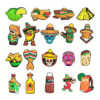 Mexican Style 19 PCS/Set Croc Charms Interest Shoe Charms For Croc