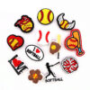 Softball 12 PCS/Set Croc Charms Sport Shoe Charms For Croc