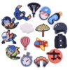 Parachute 16 PCS/Set Croc Charms Sport Shoe Charms For Croc