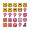 Smile Face 25 PCS/Set Croc Charms Pin Shoe Charms For Croc