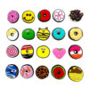 Cute Donut 20 PCS/Set Croc Charms Food Shoe Charms For Croc