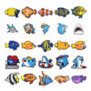 Fish 25 PCS/Set Croc Charms Animal Shoe Charms For Croc