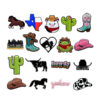 Cowboy 18 PCS/Set Croc Charms Interest Shoe Charms For Croc