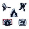 Hockey 5 PCS/Set Croc Charms Sport Shoe Charms For Croc