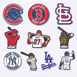 MLB Superstars Collection Croc Charms Shohei Ohtani, Fernando Tatís Jr, Mookie Betts Shoes Charms for Croc