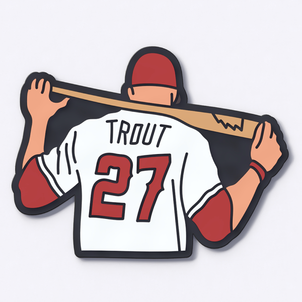 Mike Trout Shoes Charms for Croc
