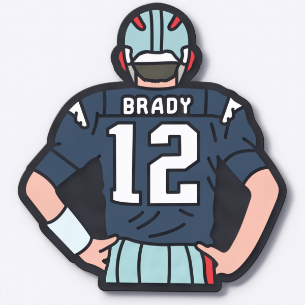 Tom Brady Shoes Charms for Croc